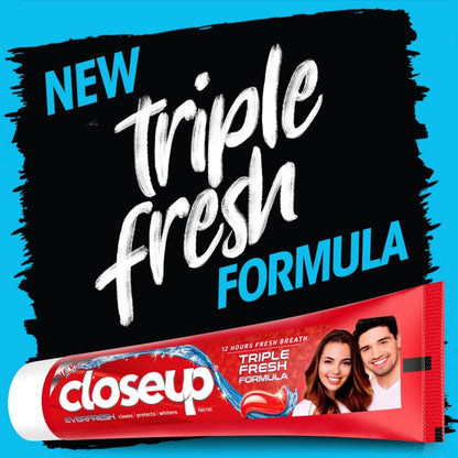 Close Up Triple Fresh Toothpaste 75ml x 4