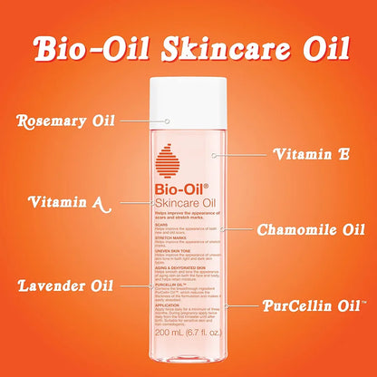 Bio Oil 6.7 Fl Oz Skincare Body Oil Serum for Scars and Stretch Marks