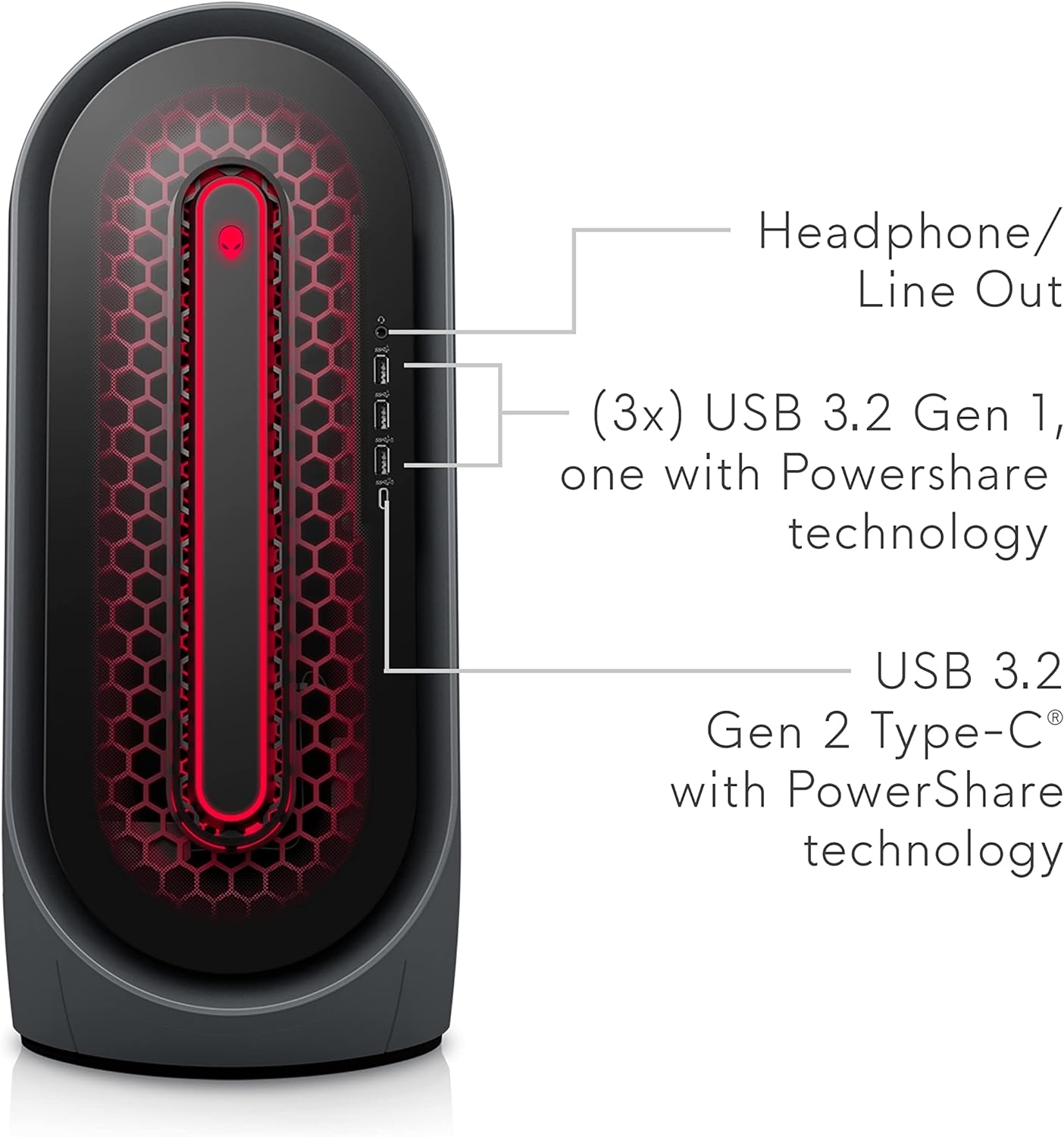 Alienware Aurora R14 Liquid Cooled Gaming Desktop - AMD Ryzen 9 5900, 32GB 3466MHz RAM, 1TB SDD + 2TB HDD, NVIDIA GeForce RTX 3080 10GB GDDR6X Graphics