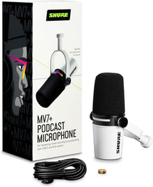 Shure MV7+ Podcast Dynamic Microphone.