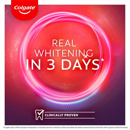 Colgate Toothpaste Optic White Oxygen x2