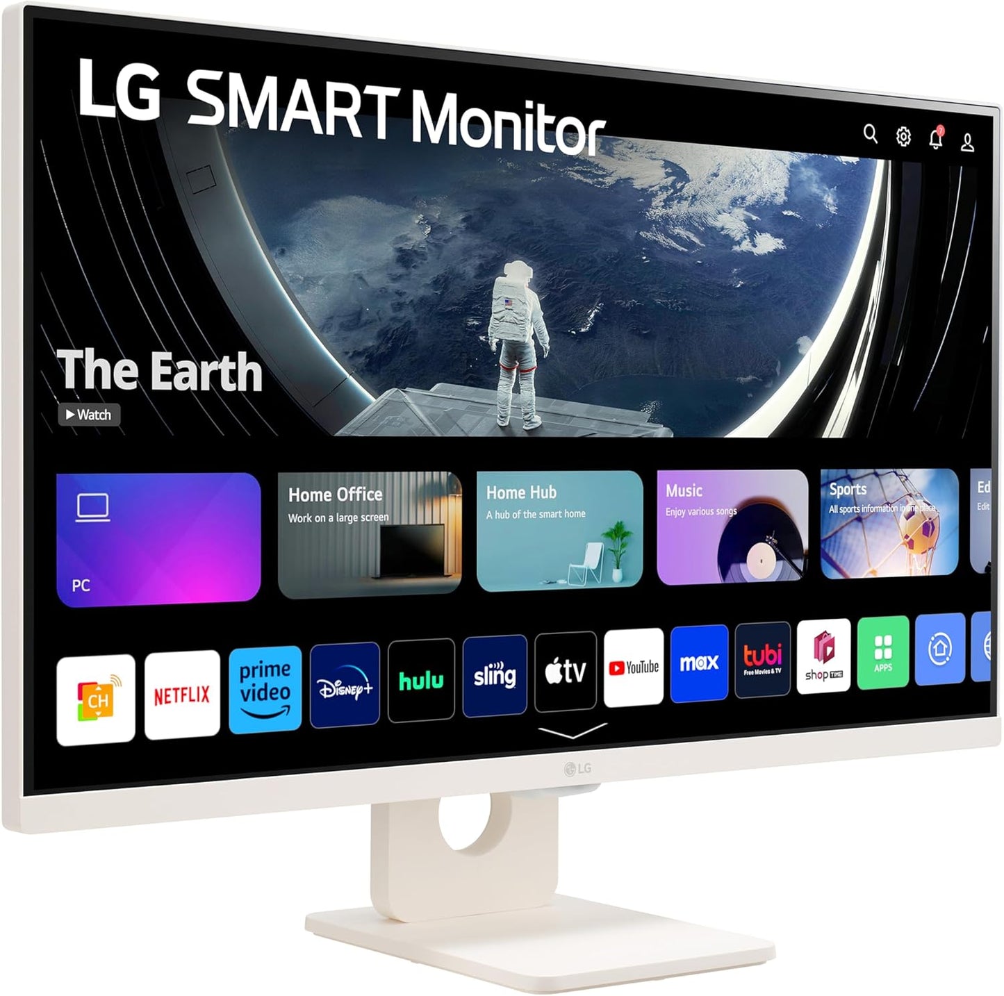 LG 27SR50F-W MyView Smart Monitor 27-Inch FHD With WebOs 23