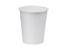 Disposable White Paper  For Hot Coffee Cups 8oz 100 Pcs