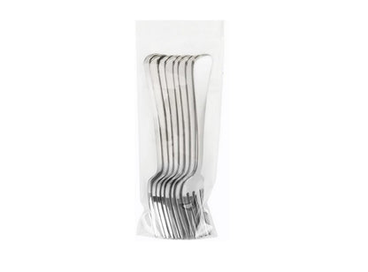 Silver Stainless Steel  Forks 12Pcs