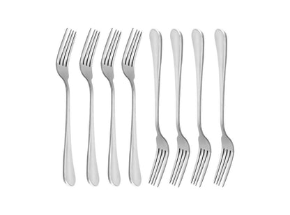 Silver Stainless Steel  Forks 12Pcs