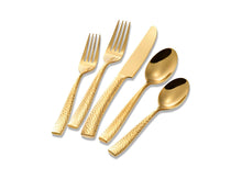 Flatasy Flatware Set Shiny Gold  Stainless Steel  Teaspoon 12Pcs