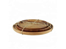 Acacia Wood plates Dinner Set