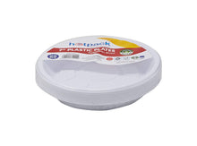 HotPack Disposable Plastic Plates 9" Pack Of  50Pcs