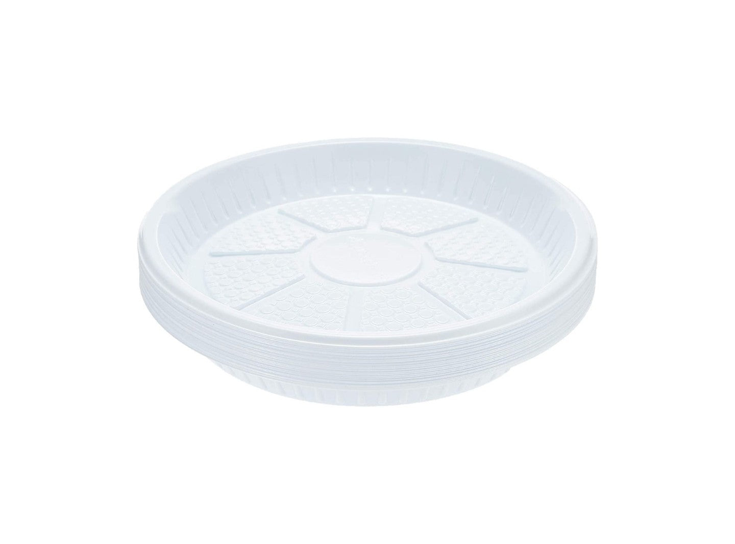 Disposable Plastic Plates 9" Pack Of  25Pcs