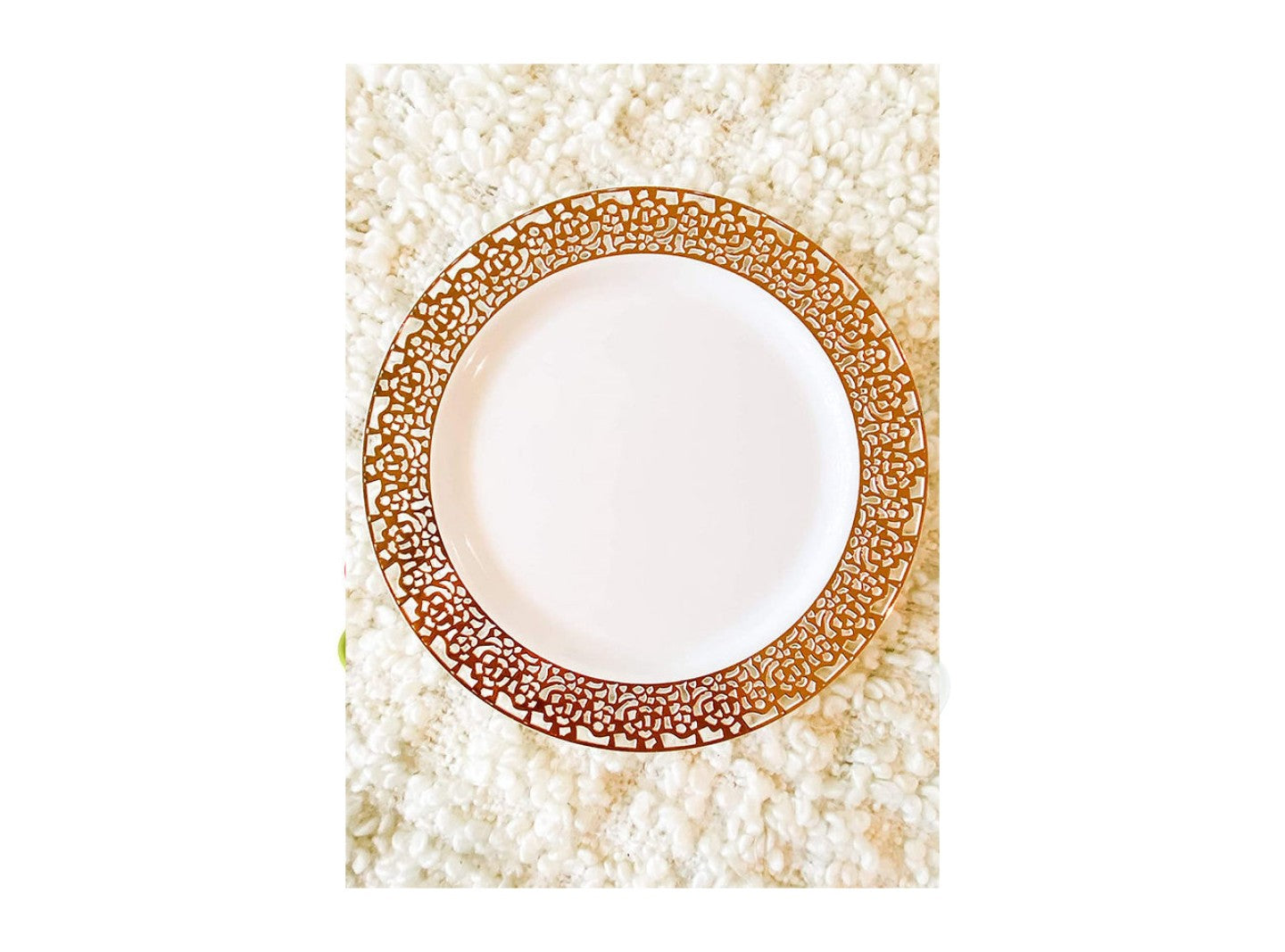 Wedding Party Plastic  Plates 100 Pcs