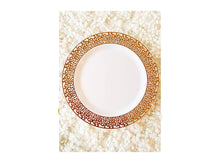 Wedding Party Plastic  Plates 100 Pcs