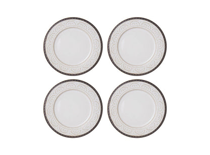 Pfaltzgraff Promenade Scroll Dinner Plates 16 Pcs