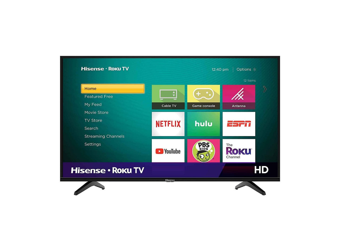 Hisense 32H4F 32-Inch LED Roku Smart TV with Alexa Compatibility (2020)