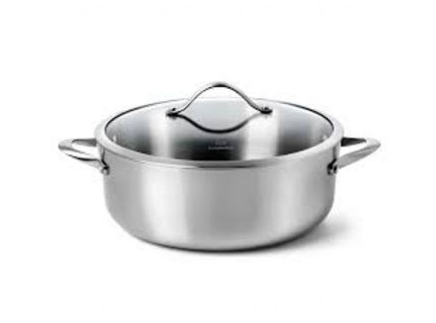 Stainless Steel Non Stick Saucepan With Glass Lid.