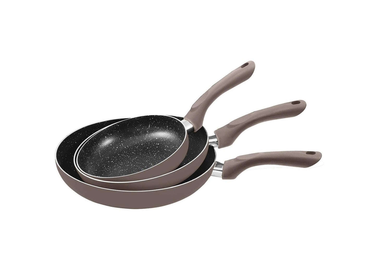 Aluminium Frying Pans Set of 3