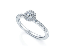 Silver Plated Women Engagement Ring