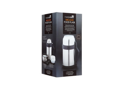 Master Class Stainless Steel Vacuum Thermal Food Flask 1 Liter