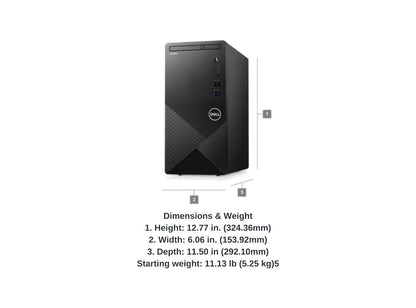 Dell Vostro 3910 12th Generation Business Desktop, Intel Core i7-12700 Processor |32GB DDR4 Ram |1TB SSD |