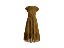 Tall pom-pom dress in cotton voile