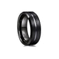 King Will Classic Men Black Tungsten Carbide 8mm