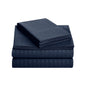 Microfiber Bedsheets Set Navy Blue