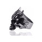 Elfasio Mens Stainless Steel Ring Demon Skull