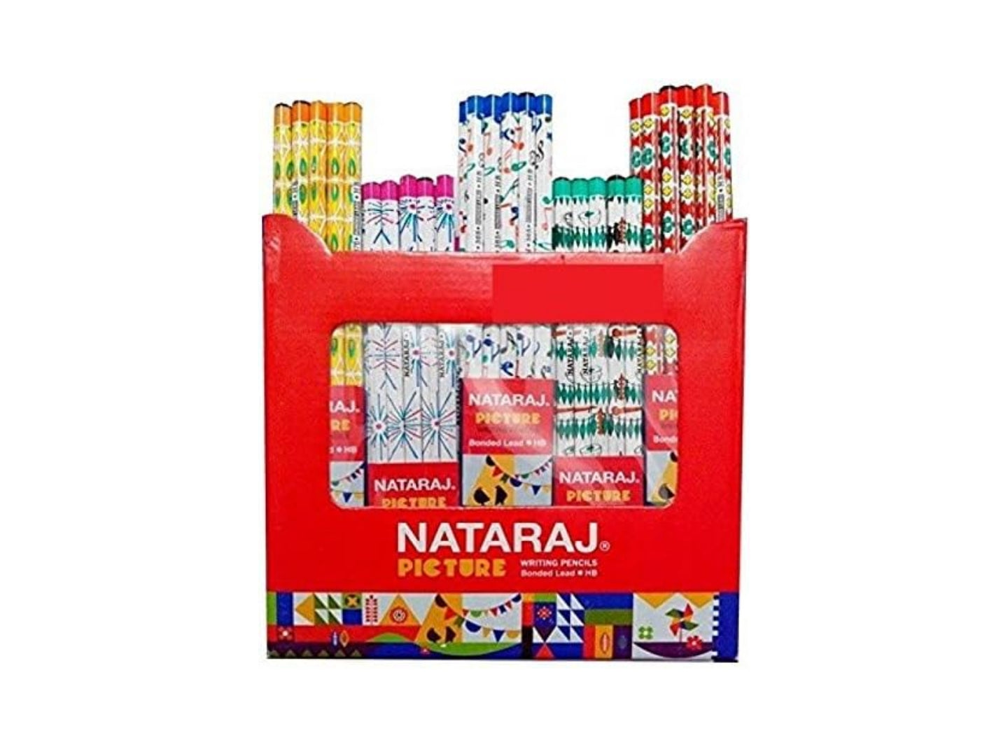 Nataraj Wooden Picture Pencils (Pack Of 50 Pencils 5 Sharpener Free)