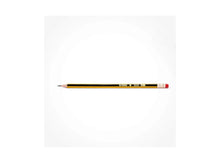 Maxi Classic Graphite Pencil HB With Rubber Tip, Box of 12, Black