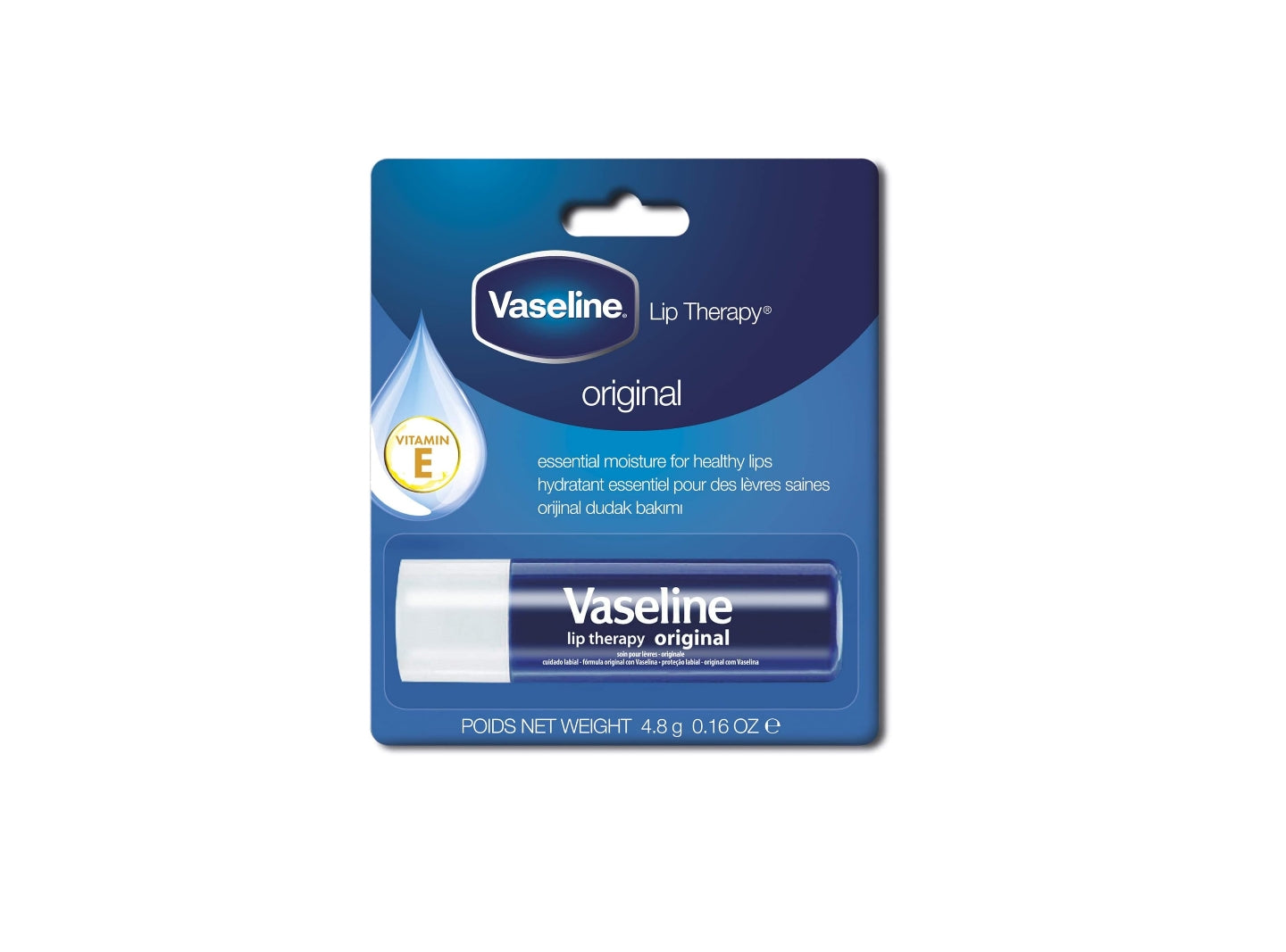 Vaseline Lip Therapy Original Balm, 4.8 gms