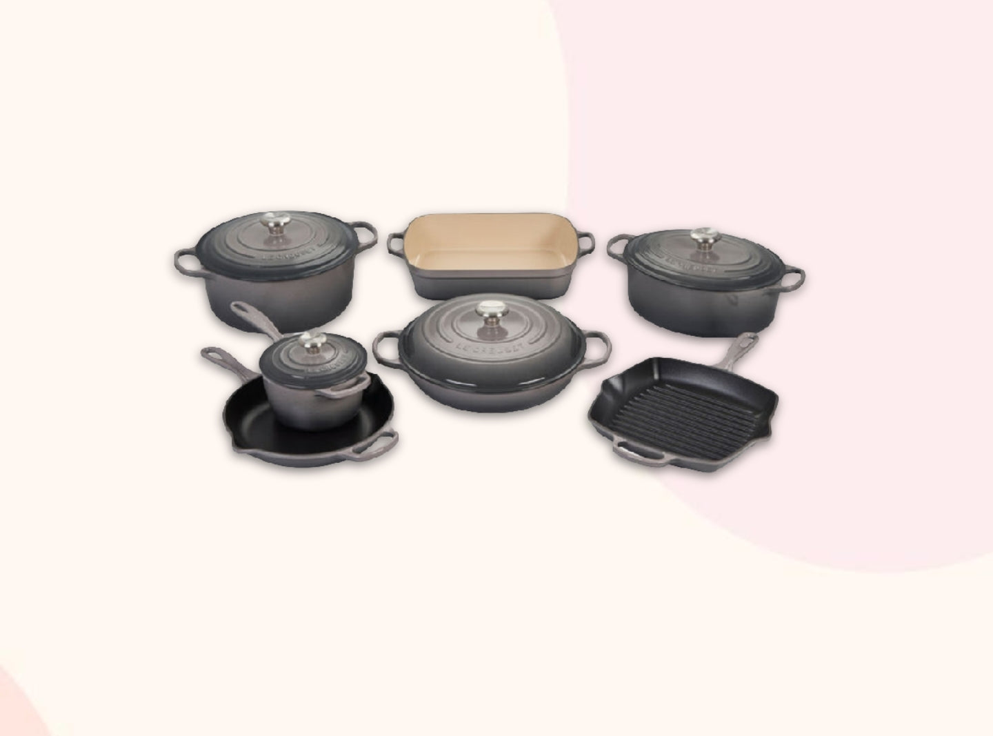 Enameled 11 Ps Signature Ultimate Cast Iron Set