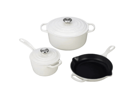 Enameled 3 Piece Signature Cast Iron Set