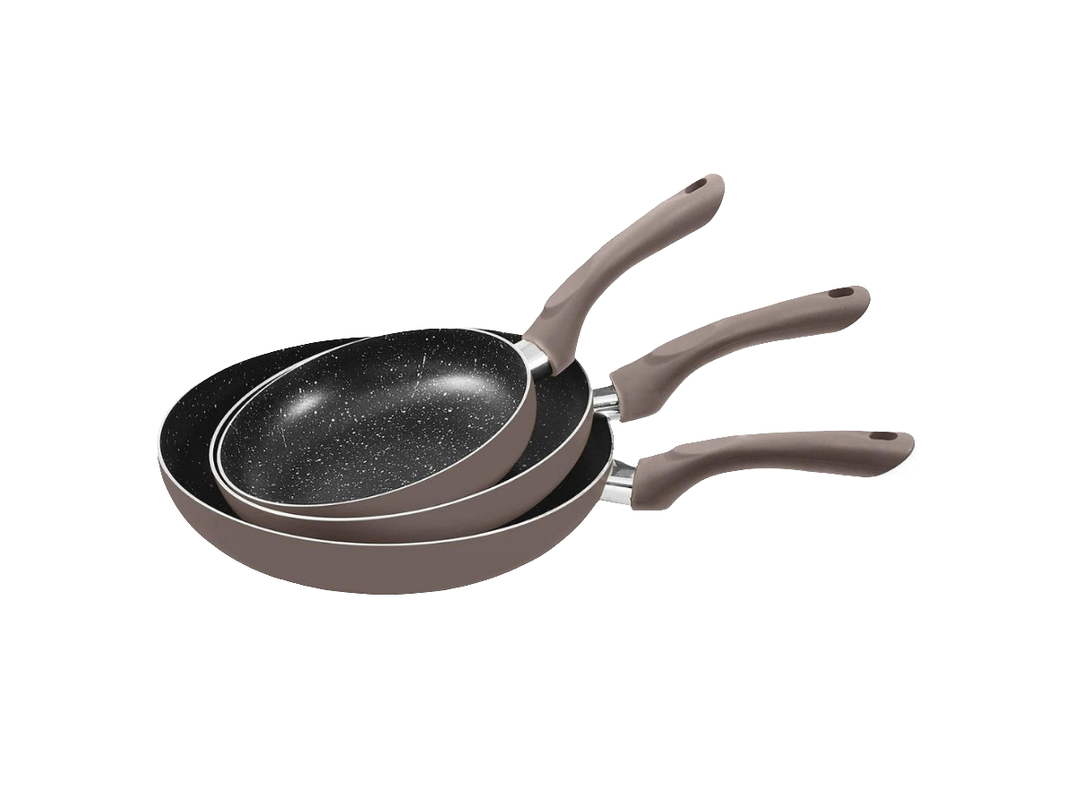 Aluminium Frying Pans Set of 3