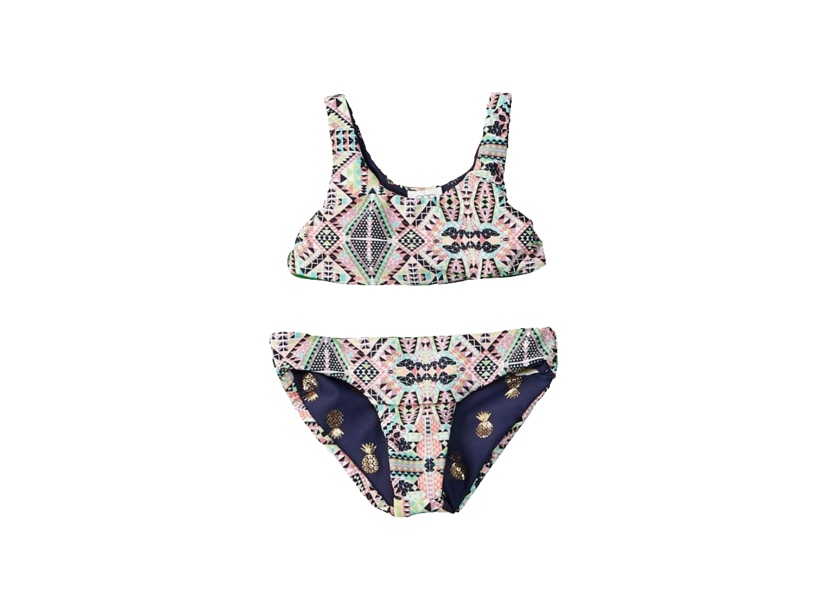 Egg by Susan Lazar Girls Erin Reversible Bikini