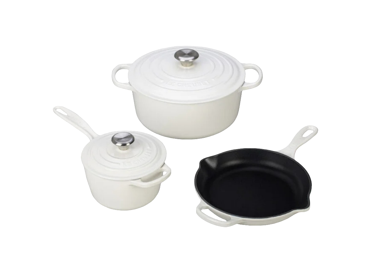 Enameled 3 Piece Signature Cast Iron Set