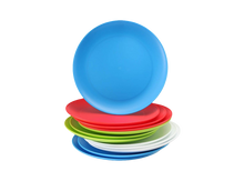 Youngever 7.5'' Plastic Kids Eating Ware  Plates  12Pcs