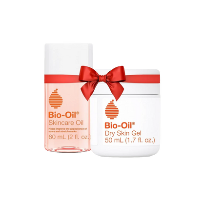 Bio Oil Travel Skincare Pair for Scars, Stretch Marks, and Dry Skin, Includes Skin Care Oil (2 oz) and Dry Skin Gel (1.7 oz)