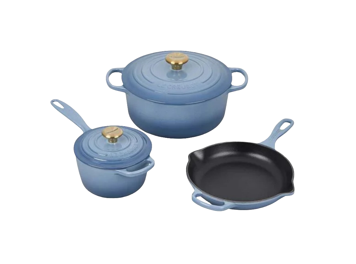 Enameled 3 Piece Signature Cast Iron Set