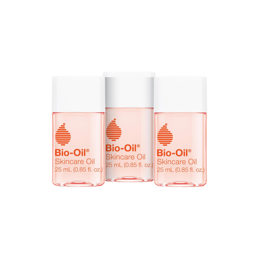 Bio-Oil Skincare Body Oil Serum for Scars and Stretch Marks, Body and Face Moisturizer, Dermatologist Recommended, Non-Comedogenic Pack of 3