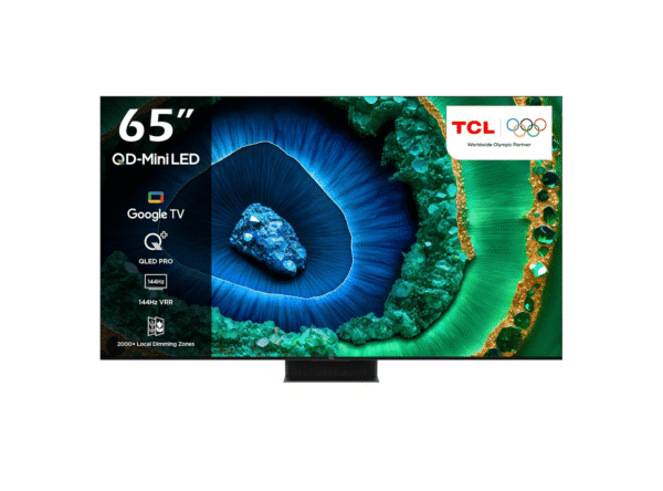 TCL television 65 Inch Smart TV 4K QD-Mini LED HDR Ultra-slim Design 65C855-2024 Model Black