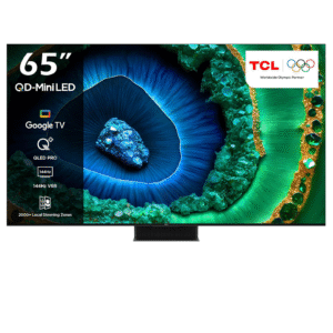 TCL television 65 Inch Smart TV 4K QD-Mini LED HDR Ultra-slim Design 65C855-2024 Model Black