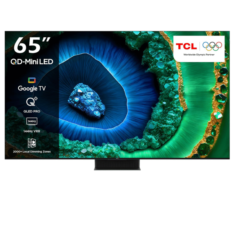 TCL television 65 Inch Smart TV 4K QD-Mini LED HDR Ultra-slim Design 65C855-2024 Model Black