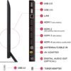 TCL television 65 Inch Smart TV 4K QD-Mini LED HDR Ultra-slim Design 65C855-2024 Model Black