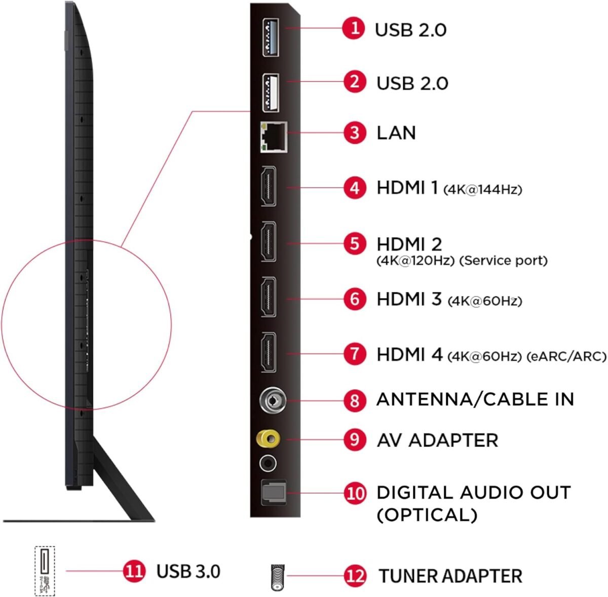 TCL television 65 Inch Smart TV 4K QD-Mini LED HDR Ultra-slim Design 65C855-2024 Model Black - Image 9