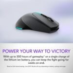 Alienware Wired/Wireless Gaming Mouse AW610M - 16000 DPI Optical Sensor, 350 Hour Rechargeable Battery - Image 5