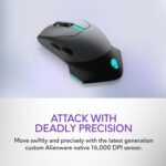 Alienware Wired/Wireless Gaming Mouse AW610M - 16000 DPI Optical Sensor, 350 Hour Rechargeable Battery - Image 6
