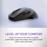 Alienware Wired/Wireless Gaming Mouse AW610M - 16000 DPI Optical Sensor, 350 Hour Rechargeable Battery - Image 8