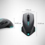 Alienware Wired/Wireless Gaming Mouse AW610M - 16000 DPI Optical Sensor, 350 Hour Rechargeable Battery - Image 9