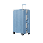 AnyZip Luggage PC+ABS Aluminum Frame Hard Shell Zipper-less Checked Luggage Suitcase