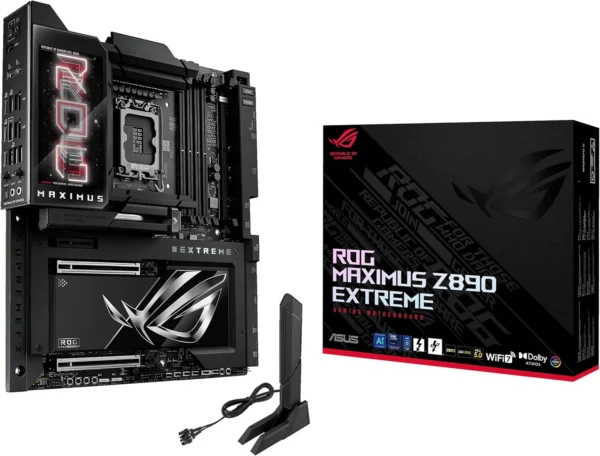 ASUS ROG MAXIMUS Z890 EXTREME WIFI7 Intel Z890 LGA 1851 E-ATX motherboard, Advanced AI & Bluetooth PC-ready