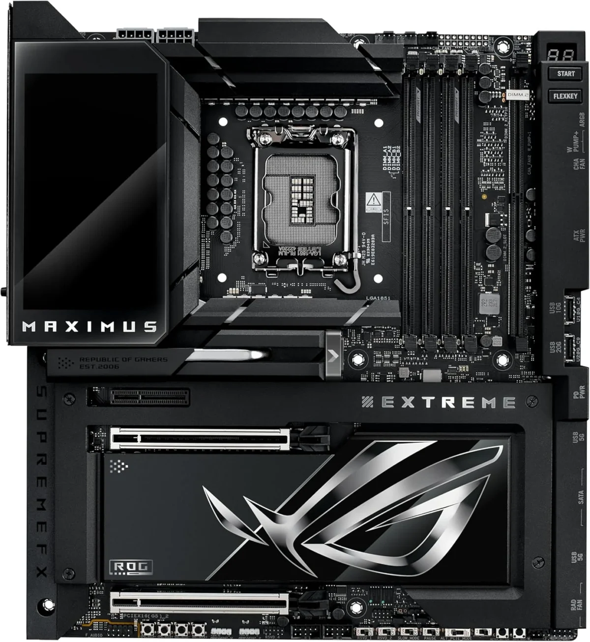 ASUS ROG MAXIMUS Z890 EXTREME WIFI7 Intel Z890 LGA 1851 E-ATX motherboard, Advanced AI & Bluetooth PC-ready - Image 10
